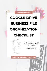 How To Organize Business Files Using Google Drive Jungle Soul Collective Pinterest Marketing Strategist For Service Based Business Small Business Organization Business Organization Service Based Business