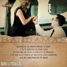 Banda La Trakalosa Borracho De Amor Music Quotes Spanish Music Music Lyrics