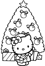 Coloringanddrawings.com provides you with the opportunity to color or print your hello kitty and christmas gifts drawing online for free. Hello Kitty Christmas Coloring Pages Best Coloring Pages For Kids
