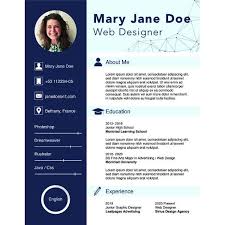 Cv Template Doc Template Business