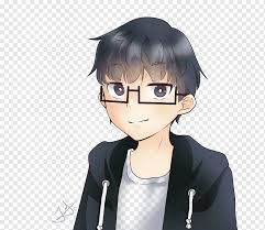 A hime cut (姫カット, lit. Glasses Nose Hime Cut Black Hair Glasses Black Hair Boy Head Png Pngwing