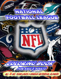 We have 11221 free nfl football team vector logos, logo templates and icons. Best Nfl National Football League Coloring Book For Kids Adults All 32 Nfl Team Logos Famous Historical Players Nfl With Over 300 Amazing Illustrations Books Jcn Sports 9798701656497 Amazon Com Books