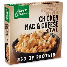 Marie callender's frozen dinners are convenient meals that bring back the homestyle cooking you crave. Marie Callender S Frozen Meal Spicy Buffalo Style Chicken Mac Cheese Bowl 11 5 Ounce Walmart Inventory Checker Brickseek