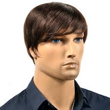 Human hair wigs affordable lace front wigs monofilament straight style brown color short length wigs. Fashion 100 Real Human Hair Short Straight Dark Brown 100 Human Hair Wigs For Men Full Bangs Natural Men Wig Real Hair Buy Online In Aruba At Aruba Desertcart Com Productid 74317429