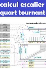 Cours Genie Civil Fichier Excel De Calcul Escalier Quart Tournant