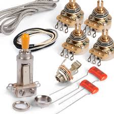 Upgrade wiring kit fits gibson les paul 3 pick up long shaft pots with switch. Premium Wiring Kit For Gibson Sup Sup Les Paul Sup Sup Guitar Stewmac Com