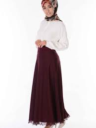 Sefamerve Dantelli Tesettur Etek Modelleri Moda Tesettur Giyim Moda Etek Giyim