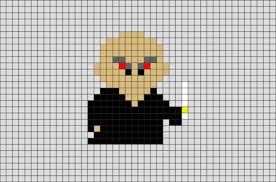 Harry Potter Voldemort Pixel Art Harry Potter Voldemort Harry Potter Perler Beads Pixel Art