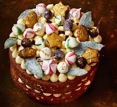 Christmas lasagna or maybe whimsical layered dessert with buttery red velvet shortbread cookie crust, peppermint cheesecake layer, white chocolate pudding, whipped cream and mini marshmallows on top. Our Best Christmas Desserts Bbc Good Food