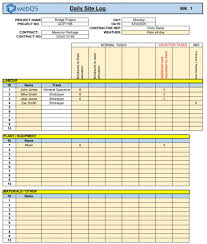 You can change the values of the fields per template if necessary. Construction Daily Log Template For Excel Webqs