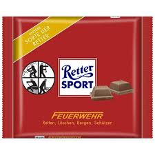 Ritter Sport Fake Sorte Logo Variation Ritter Sport Feuerwehr Lustig Feuerwehr Spruch