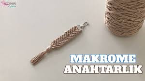 Makrome Anahtarlik Yapimi Spagetti Yarn Youtube 2020 Orme Tezgahi Desenleri Anahtarlik Elisi Fikirleri