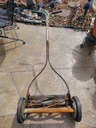 Second hand / used items. Antique Hand Push Reel Type Lawn Mower For Sale Ronmowers