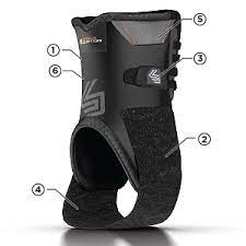2 x ankle support protection sport sock sprain running injury in all sizes. Amazon Com Shock Doctor Ankle Stabilizer With Flexible Support Stays Black Sports Outdoors