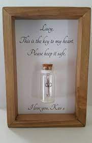 Romantic Wife Gift Personalised Frame Key To My Heart Add Names Or Your Own Message Girlfriend Gifts Romantic Gifts For Girlfriend Christmas Gifts For Girlfriend