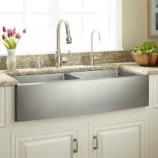 stainless steel apron sink