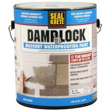 Waterproofing basement walls 8 dos and don ts bob vila. Seal Krete 1 Gal Damplock Masonry Waterproofing Paint 131001 The Home Depot