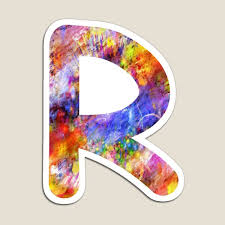 I, j, k, l, m, n, o, p, q, r, s, t, u, v, w, x, and y in between). Letter R Capital Alphabet Colorful R Gift Magnet By Shariss Redbubble
