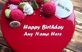 Seeing the above photo, you would immediately remember the model who comes frequently in the tamil ads; Write Name On Amazing Red Velvet Cake And Wish Birthday To Your Friends And Family In A U Happy Birthday Cake Images Birthday Cake Writing Happy Birthday Cakes