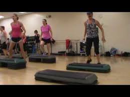 Double Step Group Fitness Aerobics Class Youtube Step Workout Step Up Workout Step Aerobics