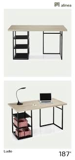 Alinea Ludo Bureau 75x150cm Avec Treteau Et Caisson Ouvert 3 Tablettes Meubles Bureau Et Entree Bureaux Ali Idee Bureau Meuble Deco Mobilier De Salon