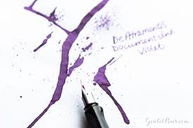 De Atramentis Document Ink Violet Ink Review Fountain Pens Calligraphy Fountain Pen Ink Ink