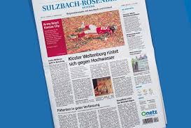 On sundays, its sister paper bild am sonntag. Sulzbach Rosenberger Zeitung Oberpfalz Medien