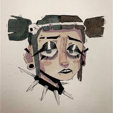 Johnny On Instagram Warm Up From Today Getting Back Into Drawing More Regularly Thank You All For The Kind Words And Wis In 2020 Character Art Hippie Art Drawings