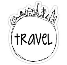 Travel Globe Sticker Travel Stickers Travel Globe Travel Drawing