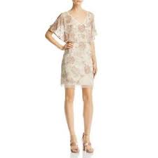 Details About Aidan Mattox Womens Sequiined Mesh Party Cocktail Dress Bhfo 9392
