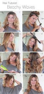 Wavy hair on the head step 1. How To Make Beach Waves Hair Sac Modeli Egitimleri Kendin Yap Sac Kolay Sac Modelleri