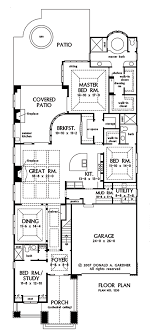 Thoughtful designers have learned that a narrow lot does not require compromise, but allows for creative design solutions. First F Ranch House Plans Narrow Lot House Plans Narrow House Plans