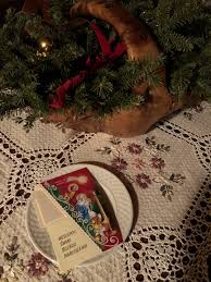 They wouldn't serve me coleslaw because christmas dinner menu is without. Tradition Of Breaking Wafer During Christmas Eve Dinner In Poland Polish Language Blog