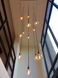 maatwerk lampen long hanging lights high ceiling lighting edison bulb chandelier