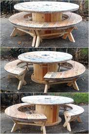 Recycled Pallet Cable Reel Patio Furniture Recycled Pallet Furniture Pallet Patio Furniture Spool Furniture