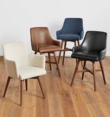 Dexter Arm Chair With Walnut Legs Rejuvenation Chair Best High Chairs Swivel Counter Stools