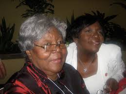 This is a photo of our most lovely Auntie , Barbara Barron, who now resides  in the Grest Home. (Taken