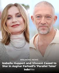 Iranian filmmaker Asghar Farhadi has announced his next film:  https://www.indiewire.com/news/breaking-news/asghar-farhadi-parallel-tales-isabelle-huppert-1235118010/