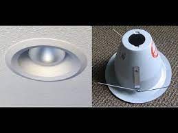 Can Light Baffle Removal Installation Trim Housing Youtube