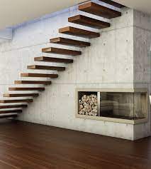 Balcony can provide glass balustrades for staircases interior and exterior to a certain extent*. Wooden Cantilevered Staircase 800 By Interbau Suedtirol Treppen Floating Staircase Staircase Design Floating Stairs