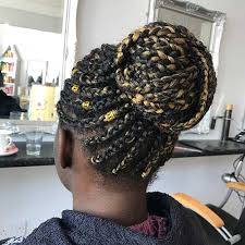 For a special occasion, some women choose to have their hair braided into an updo style that wraps around the head. 20 Beautiful Braided Updos For Black Women