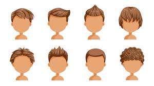 16 (11 hairstyles, 4 beard styles, 1 human bust for showcase). Short Hair Cartoon Stock Photos And Royalty Free Images Vectors And Illustrations Adobe Stock