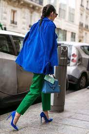 With the use of 50 percent primary colors, we obtain the following secondary: Yes You Can Wear Green And Blue Together And Look Incredibly Chic