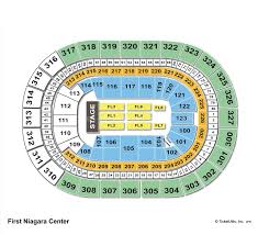 Keybank Center Detailed Seating Chart With Seat Numbers