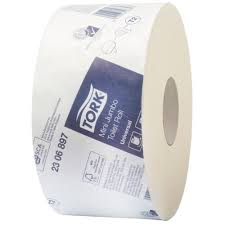 Toilet paper & toilet paper roll refill. Tork T2 Universal Mini Jumbo Toilet Tissue 2306897 1 Ply Carton Of 12 Officemax Nz