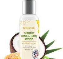 Honeyskin Face and Body Wash Moisturizer for Acne and Sensitive Skin Body  Wash with Manuka Honey - Hydrating Facial Cleanser for Dry and Sensitive ...