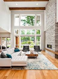 Plan 69597am 4 Bed Prairie With 2 Story Great Room Living Room Modern Contemporary House Living Room Interior