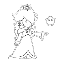 Baby rosalina and baby peach by supererikastar. Coloring Pages To Print Of Rosalina From Mario Coloring Home
