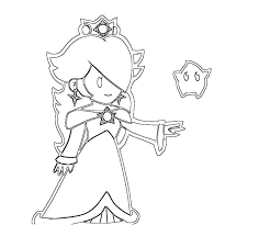 See more fan art related to #super mario , #mario , #rosalina , #baby daisy , #mario kart , #baby peach , #dr. Coloring Pages To Print Of Rosalina From Mario Coloring Home