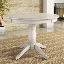 Even though these tables are relatively heavy, their convenience and functionality make them an excellent choice for a dining room. Pedestal White Kitchen Dining Tables You Ll Love In 2021 Wayfair